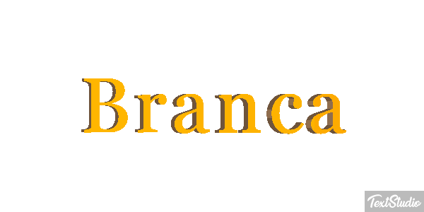 Branca Texteffekt