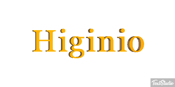 Higinio Efecto de texto