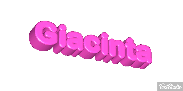 Giacinta Effetto testo