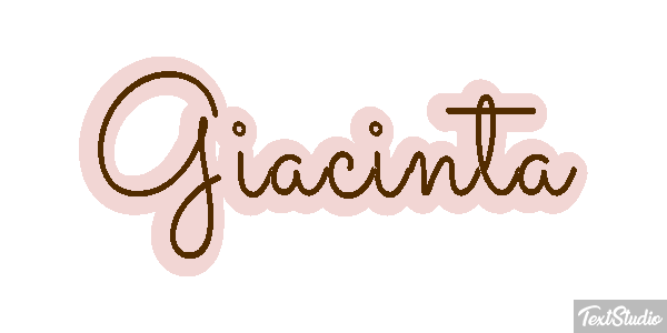 Giacinta Effetto testo