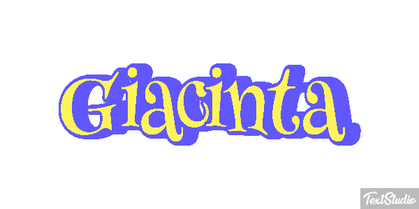 Giacinta Effetto testo