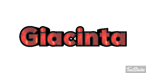 Giacinta Effetto testo