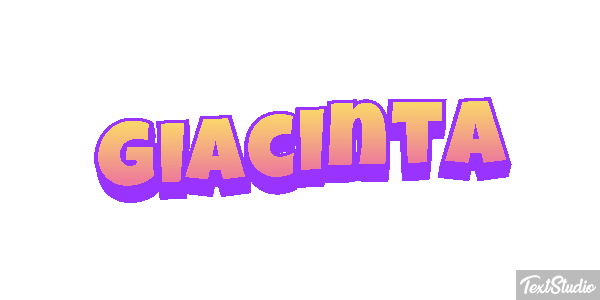 Giacinta Effetto testo