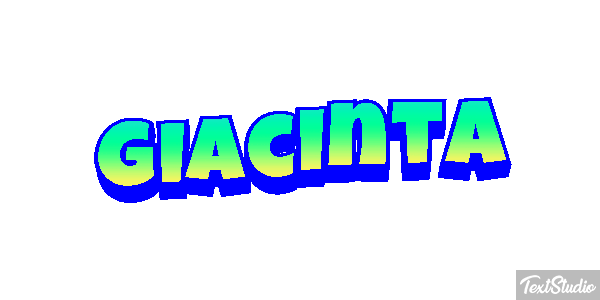 Giacinta Effetto testo