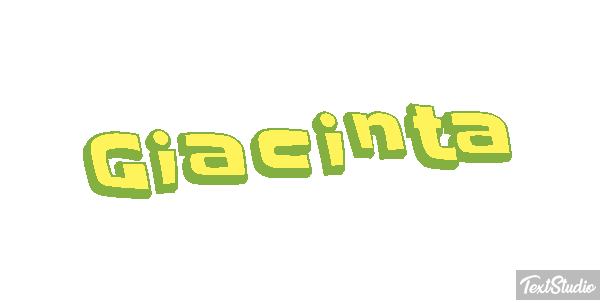 Giacinta Effetto testo