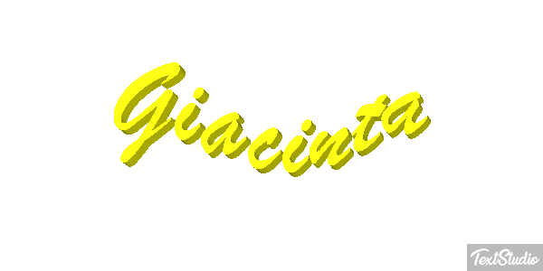 Giacinta Effetto testo