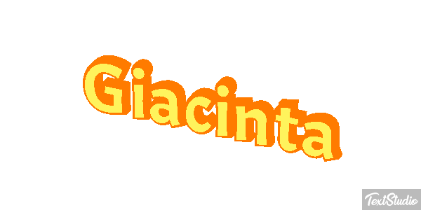 Giacinta Effetto testo