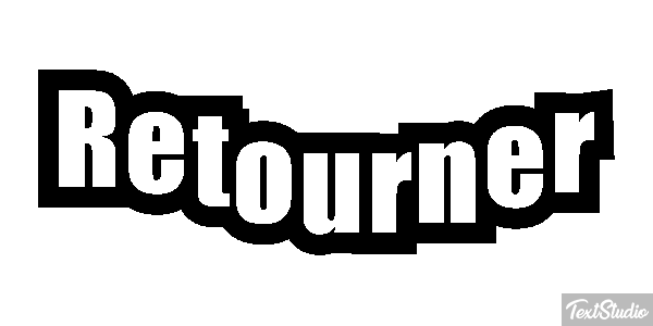 Retourner Effet de texte