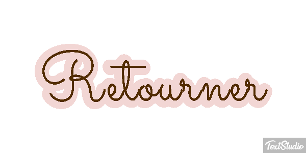 Retourner Effet de texte