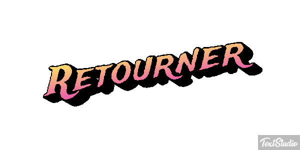 Retourner Effet de texte