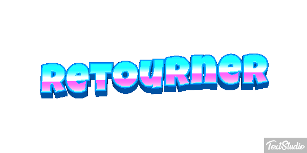 Retourner Effet de texte