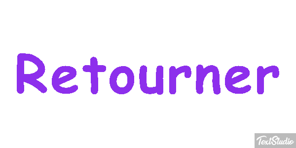 Retourner Effet de texte