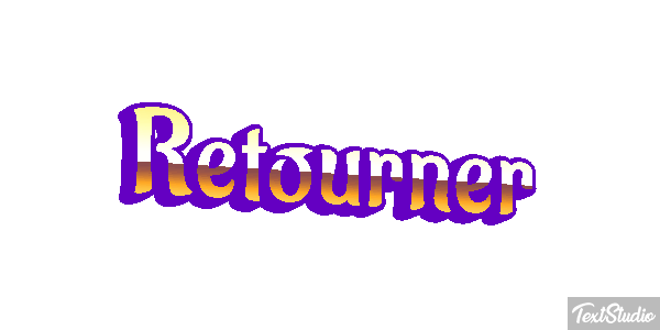 Retourner Effet de texte