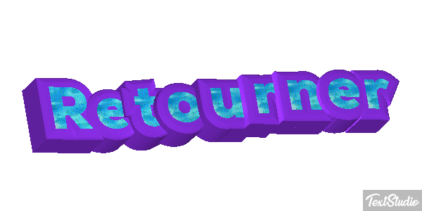 Retourner Effet de texte