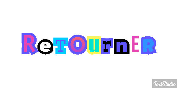 Retourner Effet de texte