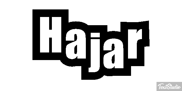 Hajar テキスト効果
