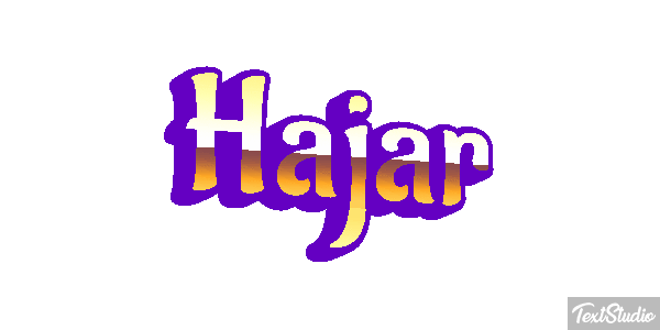 Hajar テキスト効果