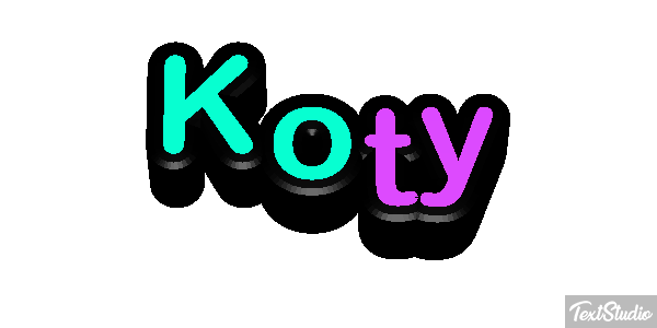 Koty Текстовый эффект