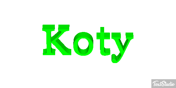 Koty Текстовый эффект