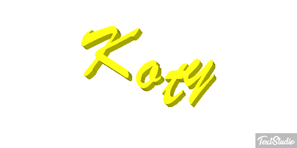 Koty Текстовый эффект