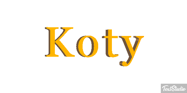 Koty Текстовый эффект