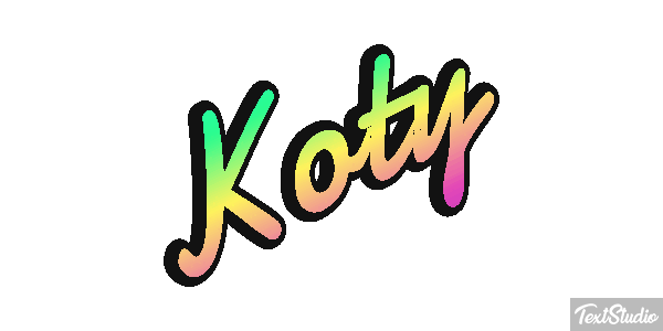 Koty Текстовый эффект