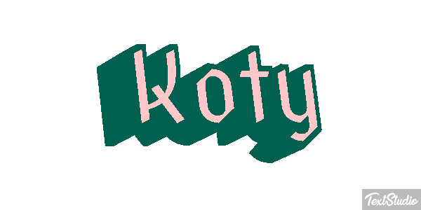 Koty Текстовый эффект