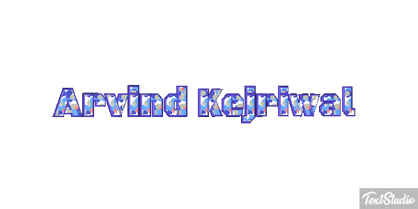 Arvind Kejriwal Texteffekt