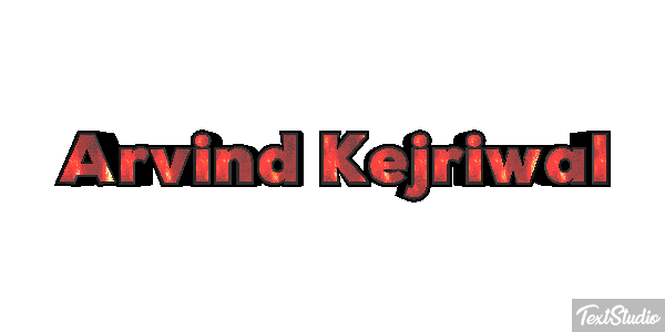 Arvind Kejriwal Texteffekt