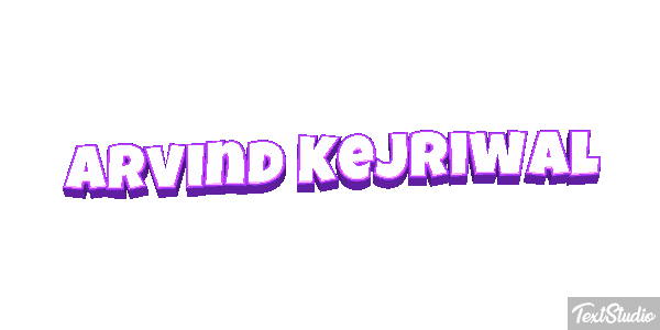Arvind Kejriwal Texteffekt
