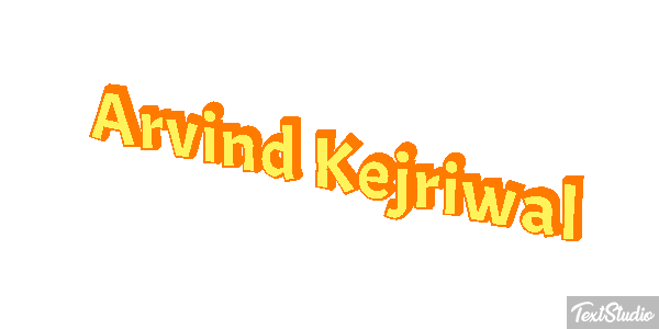 Arvind Kejriwal Texteffekt