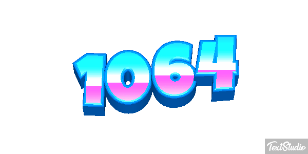 1064 Text effect