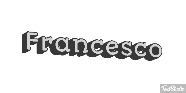 Francesco Текстовый эффект