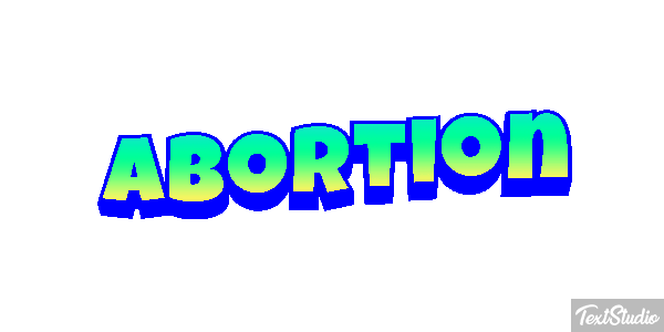 Abortion Metin efekti