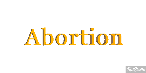 Abortion Metin efekti