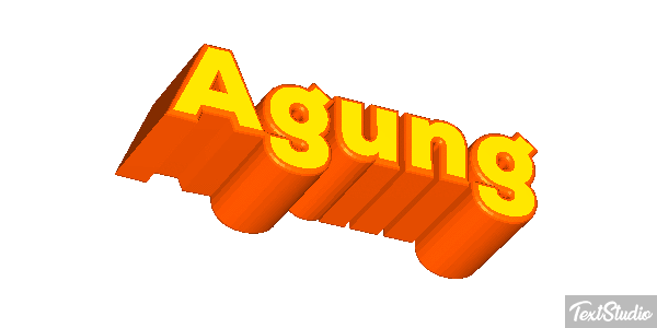 Agung Effetto testo