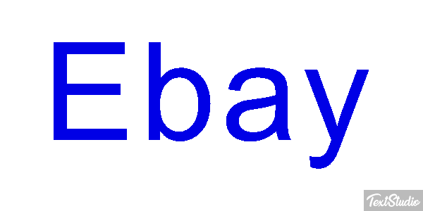 Ebay Tekst effect