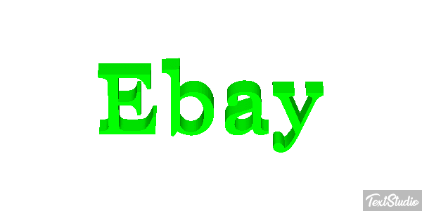 Ebay Tekst effect