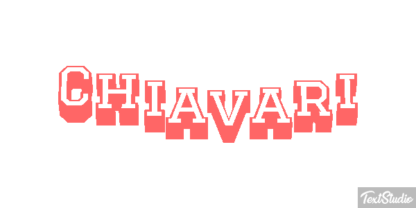 Chiavari Text effect