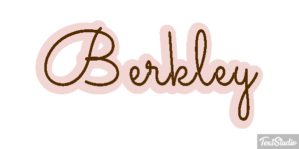 Berkley Text effect