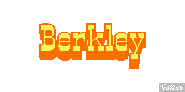 Berkley Text effect