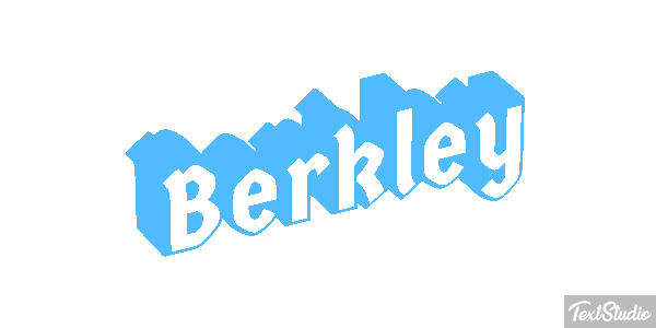 Berkley Text effect