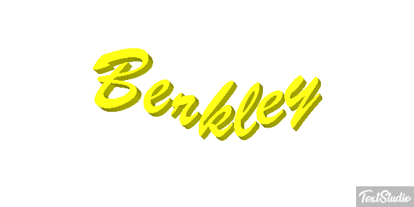 Berkley Text effect