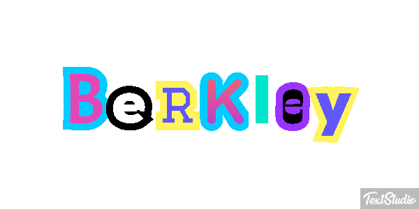 Berkley Text effect