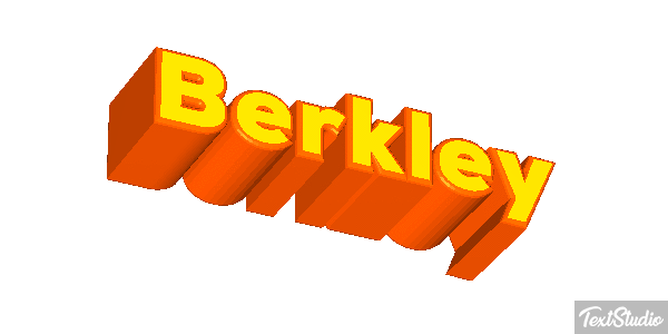 Berkley Text effect