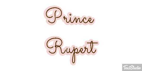 Prince Rupert Effetto testo