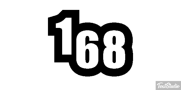 168 Text effect