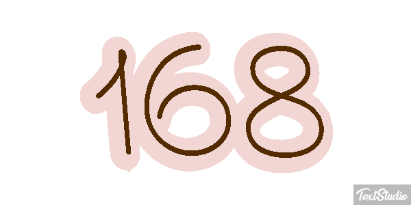 168 Text effect