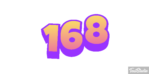 168 Text effect