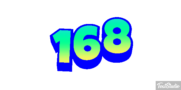 168 Text effect